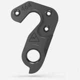Wheels Manufacturing replaceable derailleur hanger dropout, CNC machined bike component for rear derailleur attachment.
