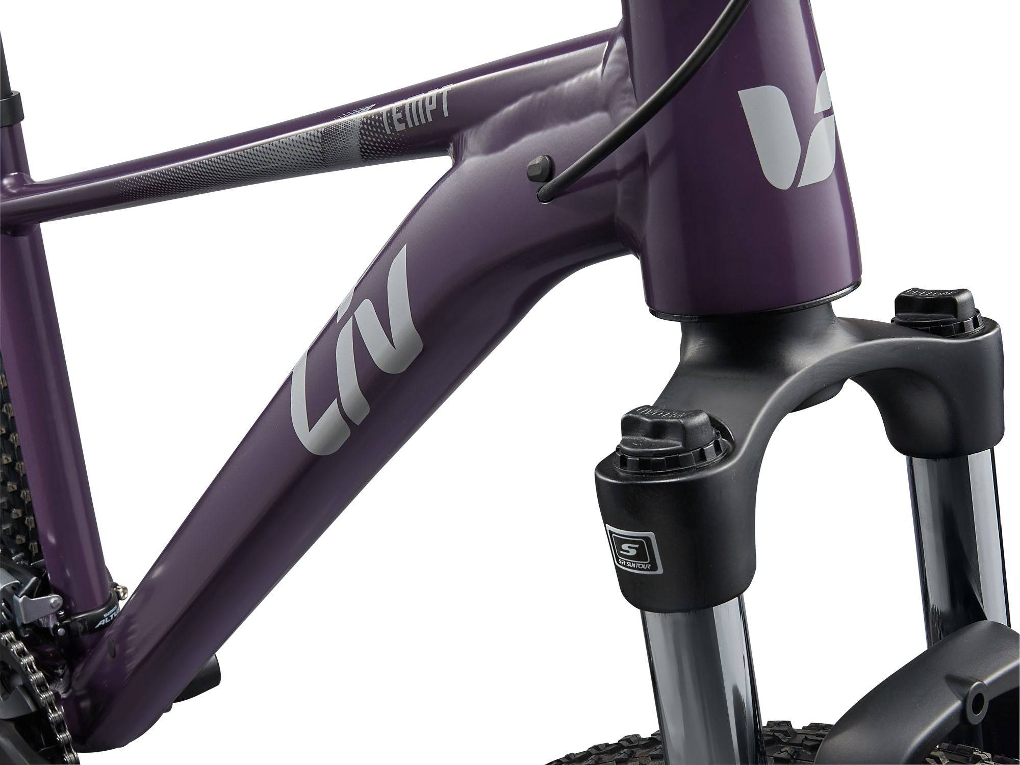 Liv Tempt 29 3 women's mountain bike with Shimano Acera 1x drivetrain, featuring a lightweight frame and off-road tires.