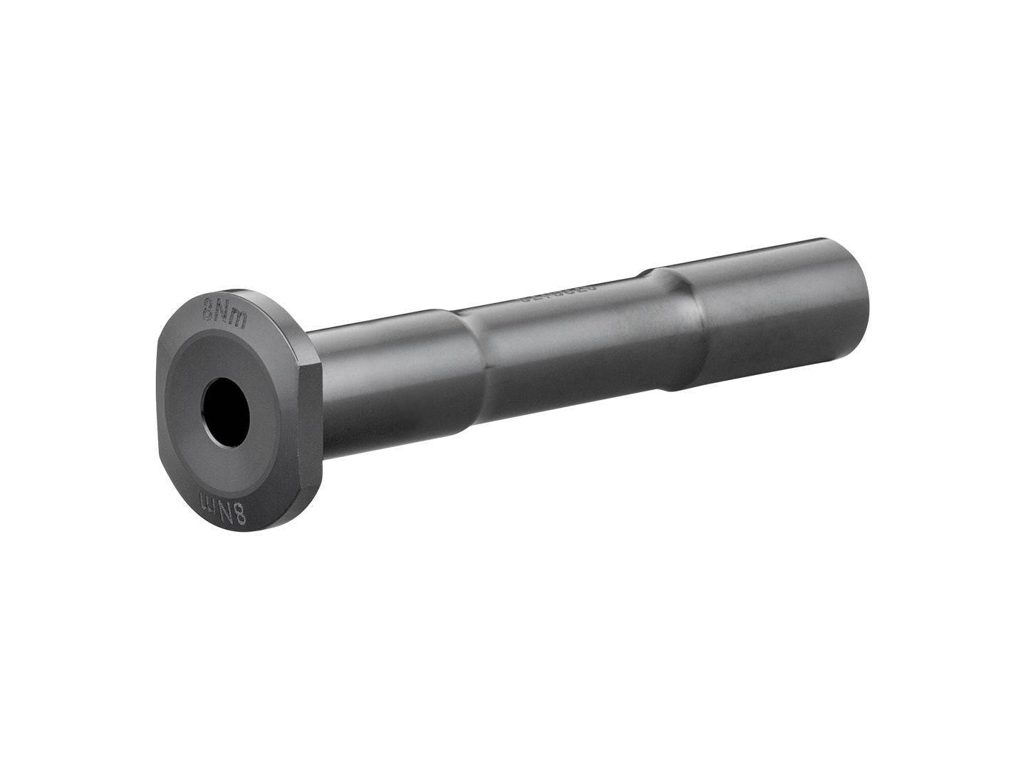 Trek Fuel EX 2023 bike component, black rocker pivot axle M6 x 76mm for replacement on mountain bike.