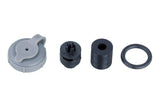 Topeak Peakini II rebuild kit in black with replacement pump maintenance parts, including seals and valves.