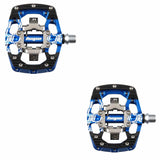 Hope Union Gravity clipless cycling pedals pair, black with silver accents, designed for improved performance and secure foot engagement.