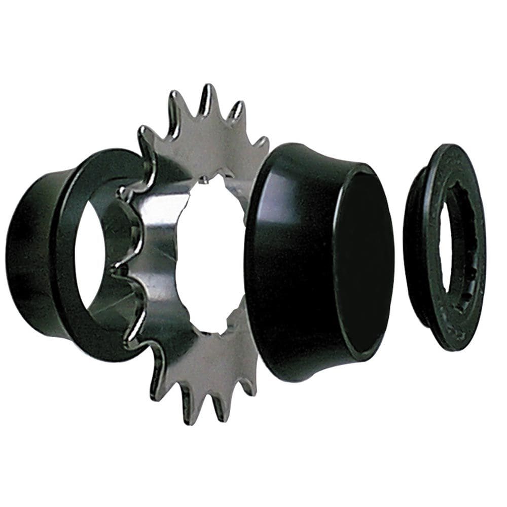 Gusset Components single speed conversion bicycle spare parts and accessories, including gears and hardware, on a white background.