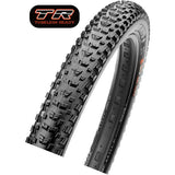 Maxxis Rekon+ 27.5x2.80 tubeless folding mountain bike tire with EXO protection and 120 TPI for trail riding.
