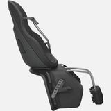 Thule Yepp Nexxt 2 Maxi child seat frame mount with suspension and safety buckle for bicycle accessories.