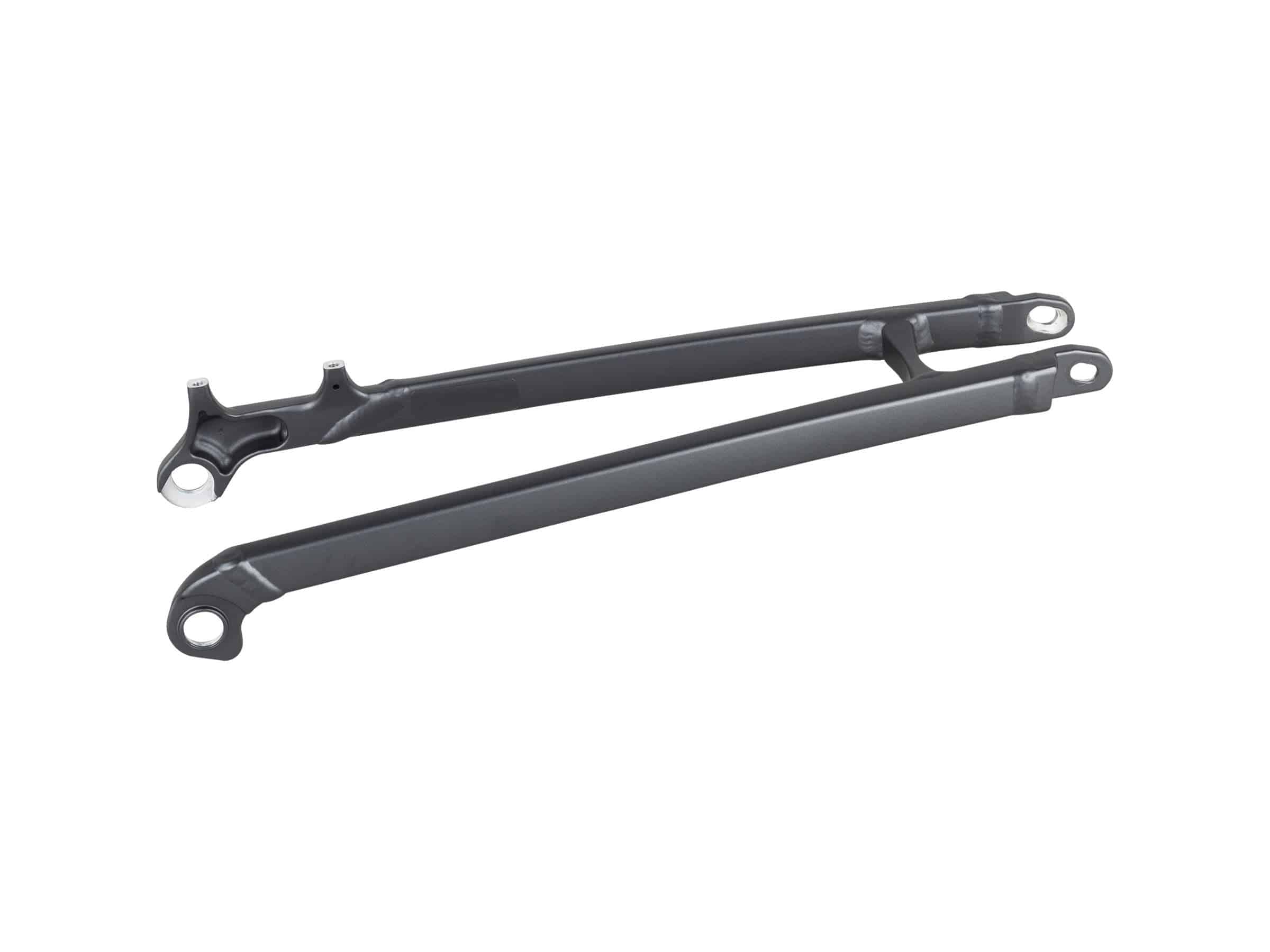 Trek 2023 Fuel EX 29 aluminum seatstay frame spare part, bike component with paint match finish for mountain bike repair.