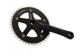 System EX MTB crankset with 170mm crank arms and 44T single chainring, featuring 130 PCD bolt pattern for mountain biking components.