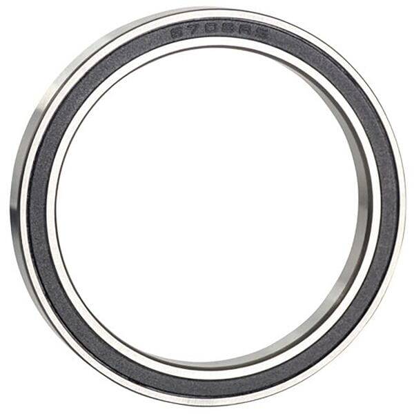 M Part Bicycle Cartridge Bearing 6708/6W 2RS for hubs, showing black rubber seals and metal bearing components in a close-up image.
