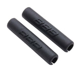 BBB CableWrap Frame Protector V2 for bike brake cables, shown with black protective stickers on a bicycle frame.