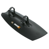 SKS Mud-X front mountain bike mudguard with rubber strap mount, designed to keep mud and dirt off bike and rider.
