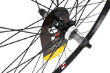 KX MTB 26-inch rear singlewall screw-on wheel rim with solid axle, 36H, 135mm width, suitable for mountain biking components