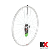 KX Wheels KX Hybrid 700C front wheel with single-wall rim, 36 spokes, quick release, suitable for hybrid bikes