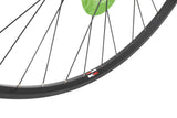 KX Wheels KX Hybrid 700C rear cassette wheel with single-wall rim, quick release, 36H spokes, designed for bike components.