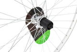 KX Wheels KX Hybrid 700C rear cassette wheel with single-wall rim, 36H, quick release, suitable for bike components