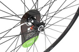 KX Wheels KX Hybrid 700C front wheel rim with double-wall construction, quick release axle, suitable for bike components.