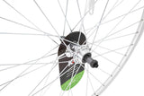 KX Wheels KX Hybrid 700C rear wheel with double-wall rim, 36H, quick-release, screw-on freewheel, suitable for bike components