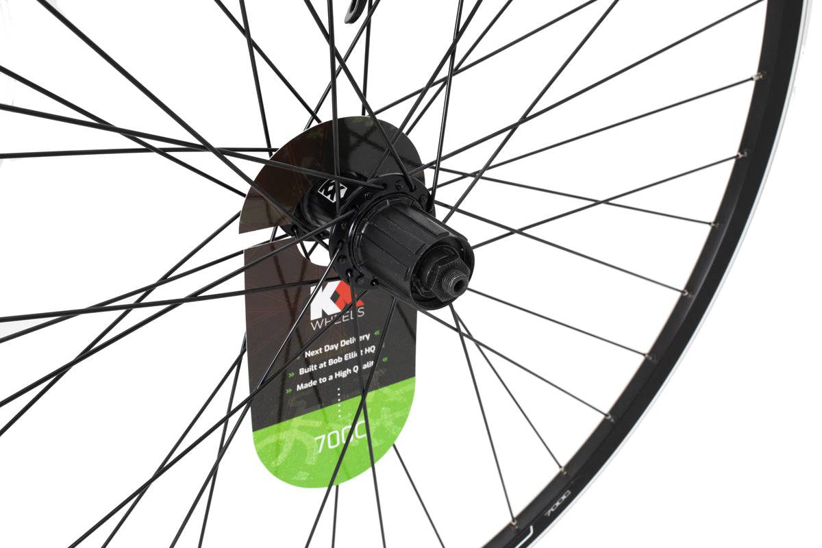 KX Wheels KX Hybrid 700C rear cassette wheel with double-wall rim, quick release, 135mm spacing, suitable for bike components