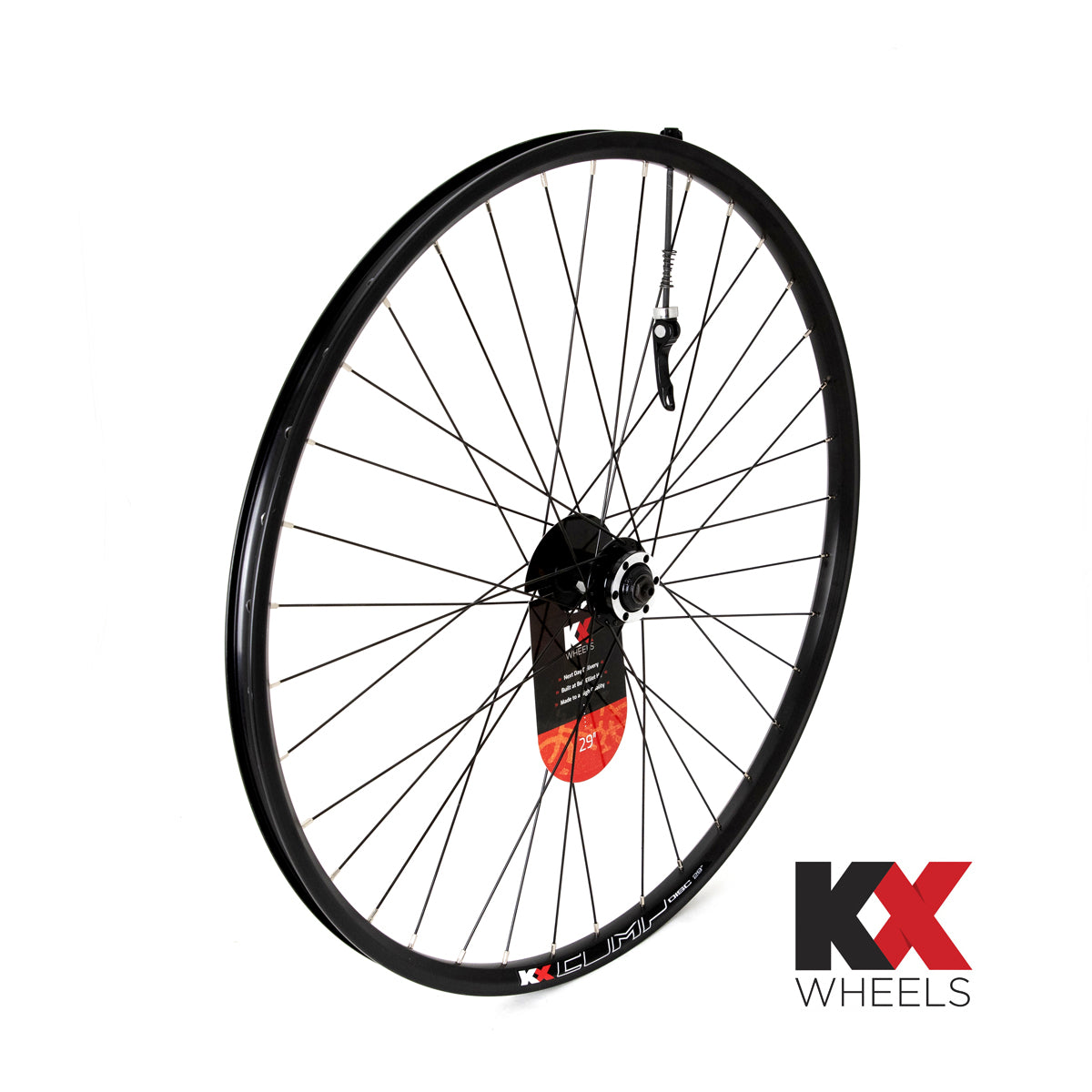 KX-MTB-29"-29er-Doublewall-Q/R-Wheel-Disc-Brake-in-Black-(Front)