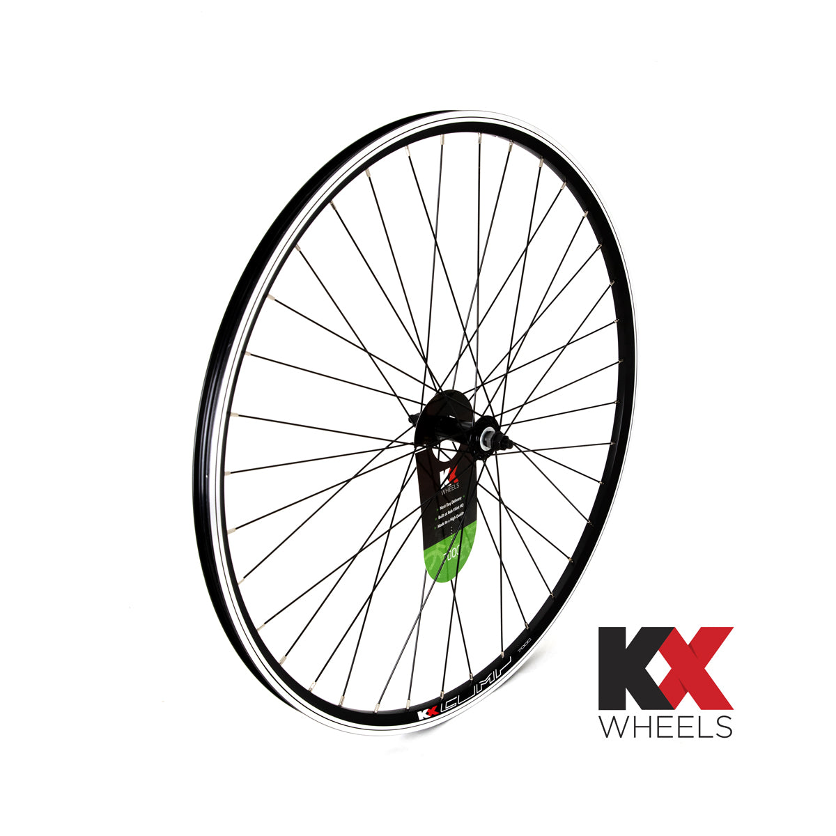 KX-Hybrid-700C-Doublewall-Solid-Axle-Wheel-Rim-Brake-in-Black-(Front)