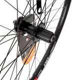 KX Wheels MTB 27.5-inch 650B rear wheel with double-wall rim, disc brake, quick release, 36H, 6-bolt black finish
