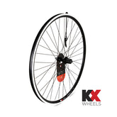 KX-MTB-29"-29er-Doublewall-Q/R-Cassette-Wheel-Rim-Brake-in-Black-(Rear)