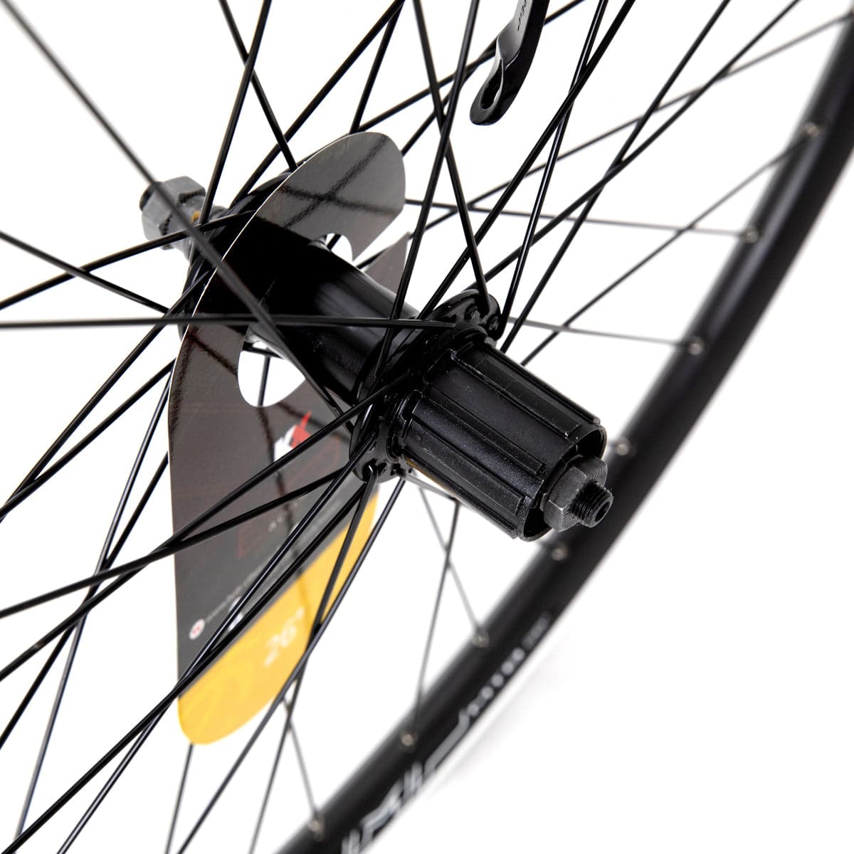 KX MTB 26-inch rear double-wall quick release cassette wheel for rim brake, suitable for 8-11 speed mountain bikes.