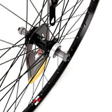 KX Wheels MTB 26" rear singlewall rim with quick-release screw-on brake compatible with mountain bikes, component wheel rim.