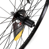 KX MTB 26-inch rear cassette wheel with singlewall rim, rim brake compatibility, 135mm quick-release, 8-11 speed suitable component