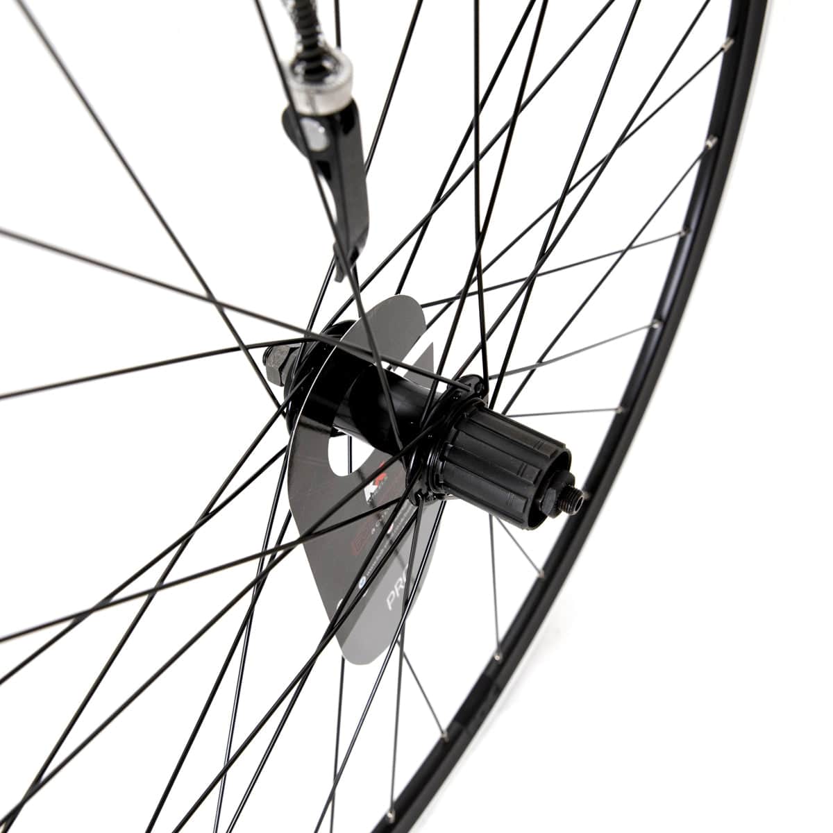 KX Wheels KX Pro Road 700C Q/R sealed bearing wheels with black rims for 8-10 speed rim brake bikes