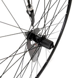 KX Wheels KX Pro Road 700C Q/R sealed bearing wheels with black rims for 8-10 speed rim brake bikes