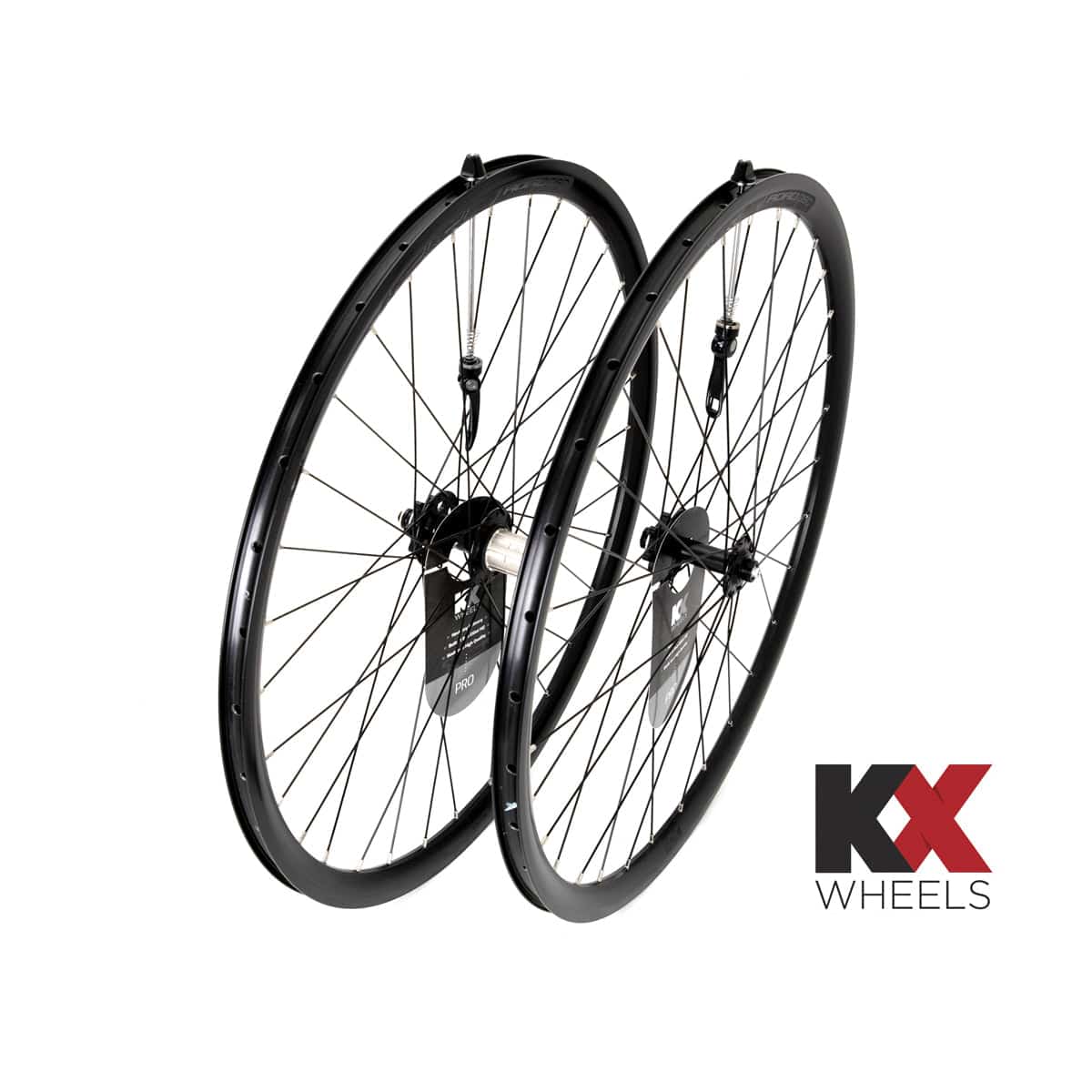 KX Wheels KX Pro Road 700C quick-release disc sealed bearing wheels for 10-11 speed Shimano road bikes
