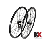 KX Wheels KX Pro Road 700C quick-release disc sealed bearing wheels for 10-11 speed Shimano road bikes