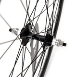 KX Wheels KX 700C Pro FXD fixie wheel with Sturmey Archer flip flop hub, front or rear bike component, black with silver accents
