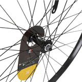 KX MTB 26-inch front wheel with single-wall rim and 36-hole hub, quick release, suitable for mountain biking.