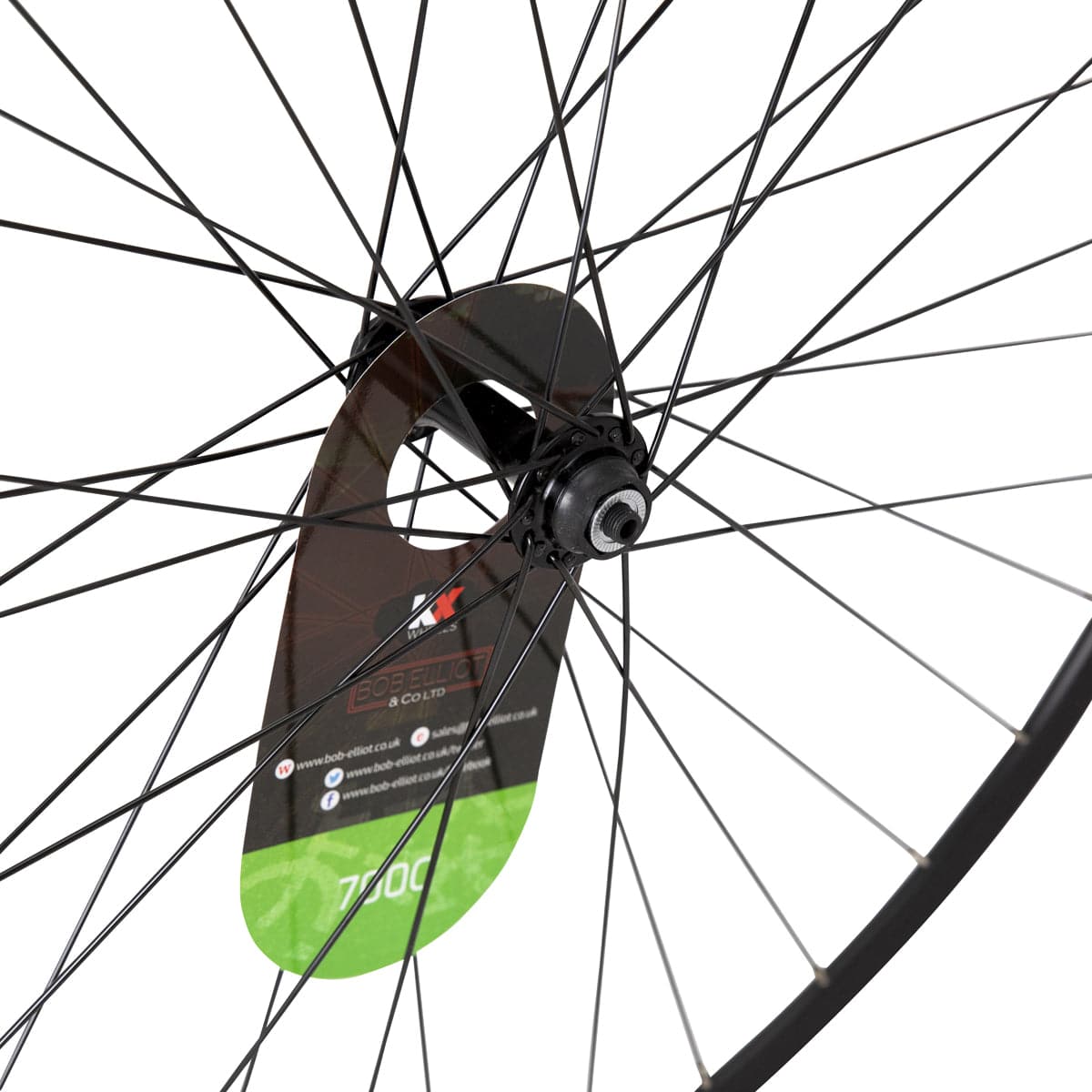 KX Wheels KX Road 700C double-wall front wheel rim with quick release and 100mm axle, bike component for road cycling.