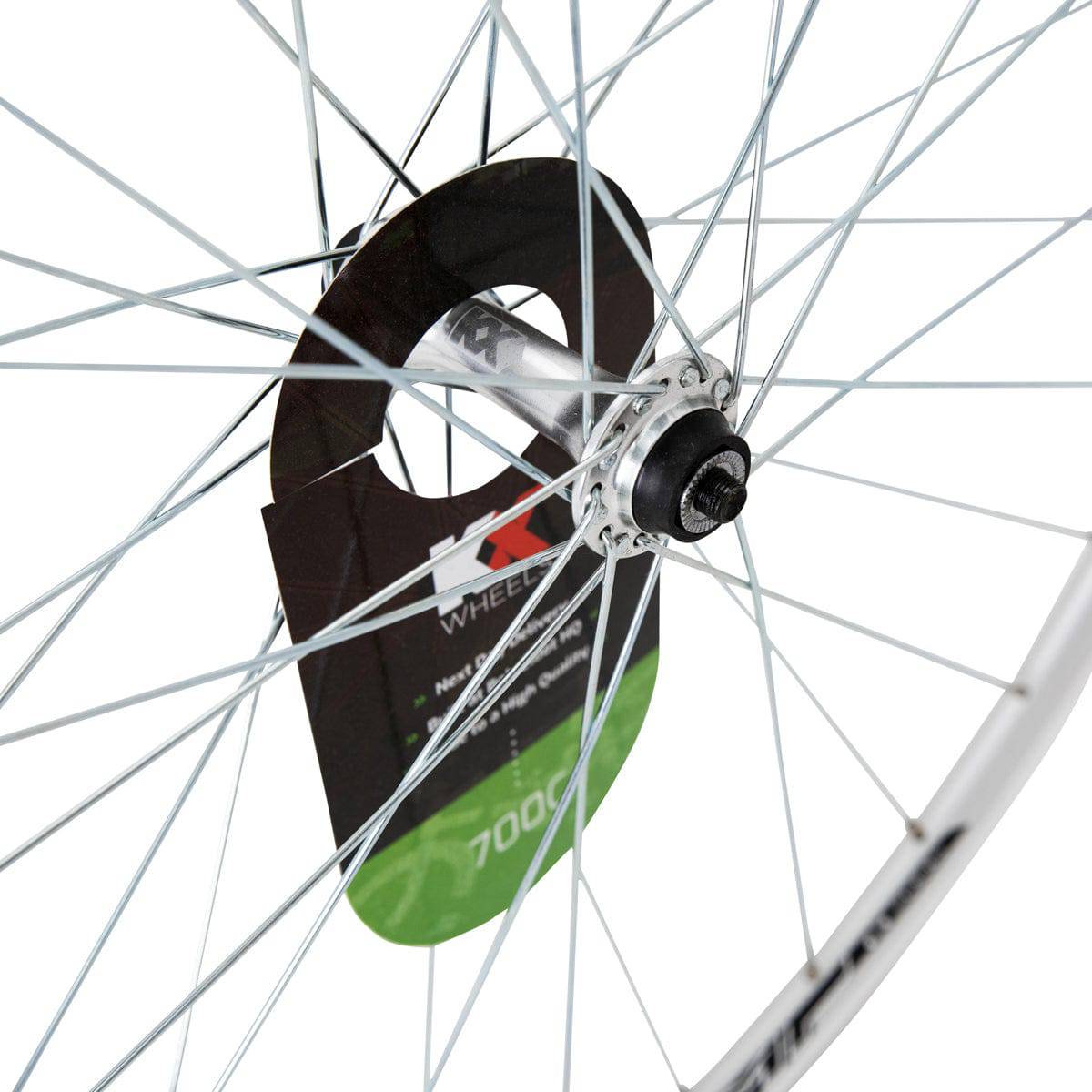 KX Wheels KX Road 700C doublewall front wheel rim with brake, quick release, 100mm axle for road bike components