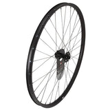 KX Wheels 29-inch MTB tubeless disc wheelset with black 32-spoke rims and thru axle, designed for mountain biking components.
