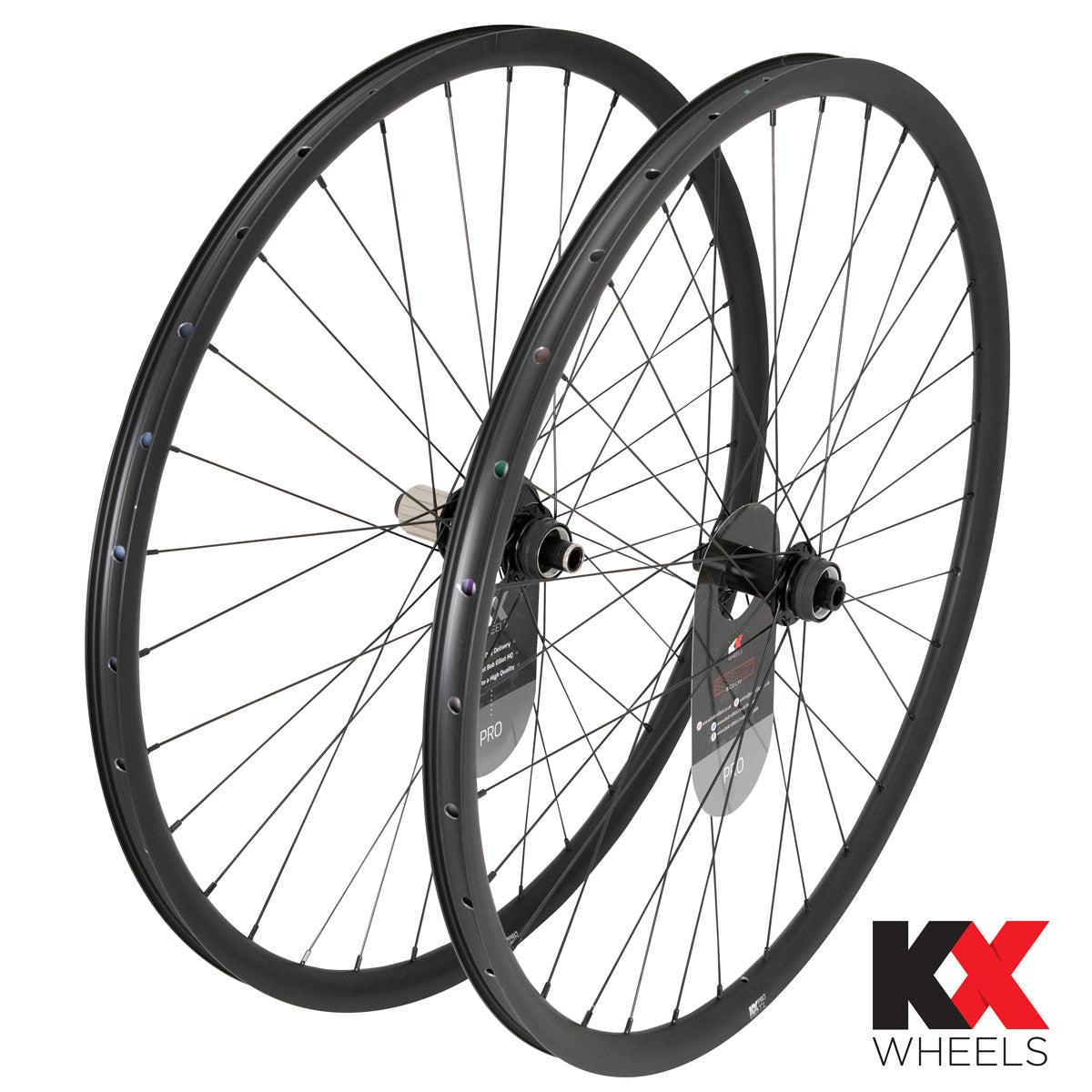 KX-Pro-700c-Gravel-Disc-Tubeless-Thru-Axle-Wheels-in-Black