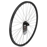 KX Wheels KX Pro 700c gravel tubeless disc thru axle wheels in black, durable off-road cycling component with disc brake compatibility.