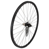 KX Wheels KX Pro 700c gravel tubeless disc thru axle wheels in black, off-road durable bike wheelset with disc brake compatibility.