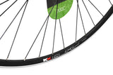 Black KX Wheels KX Economy Hybrid 700C double wall bike rim with 36H spokes and rim brake compatibility.