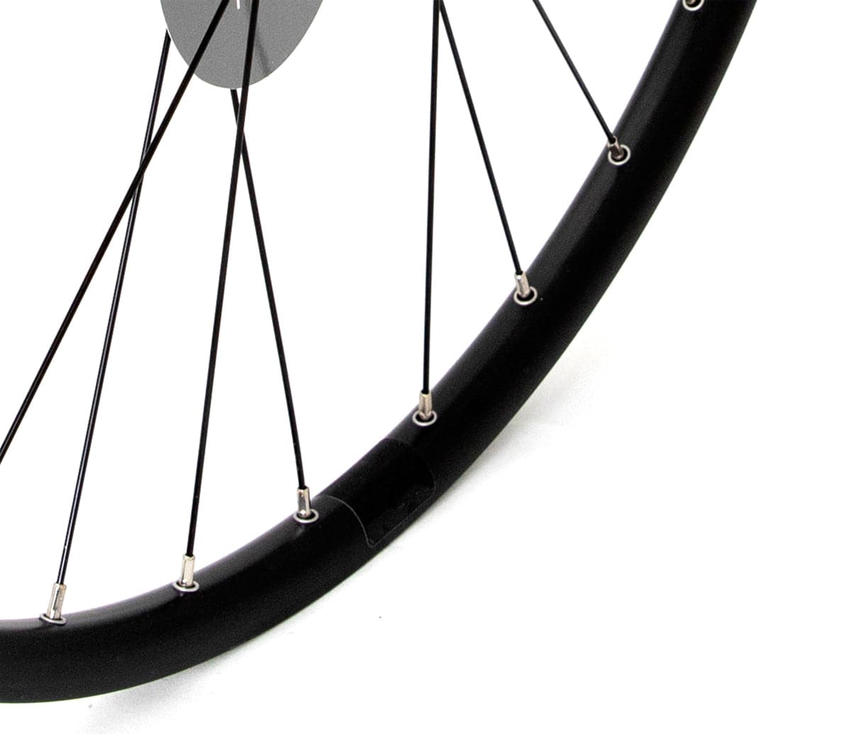 KX Wheels KX Pro Hybrid 700C black double wall disc brake rim with 32 holes for road bikes, durable and lightweight cycling component