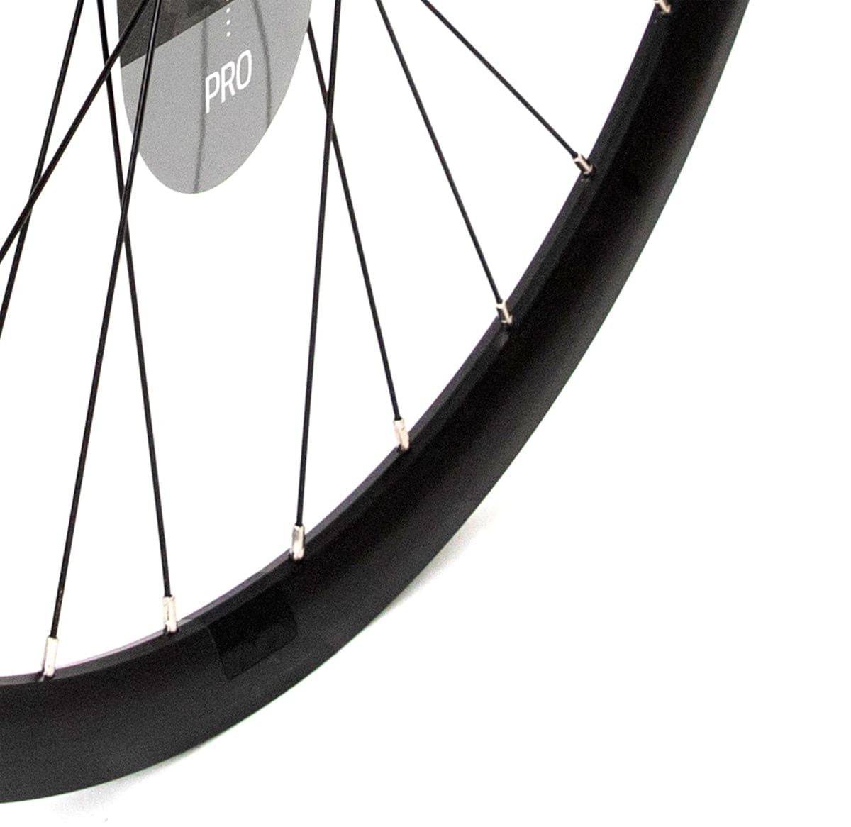 Black KX Pro Road 700C disc brake rim with 32H double wall construction, designed for cycling components by KX Wheels.