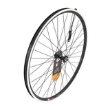 KX MTB 27.5-inch 650B front wheel with double-wall rim, black, quick release, suitable for mountain biking.