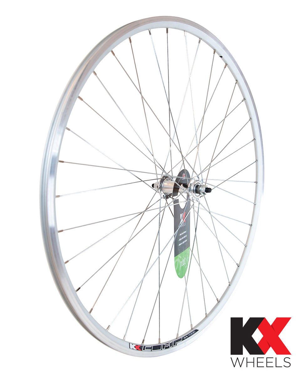 KX-Eco-FXD-700c-Fixie-Wheel-in-Silver-(Front)