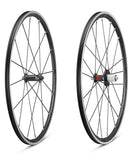 Fulcrum Racing Zero alloy tubeless road wheelset with Campagnolo quick release, 700c size, lightweight bike wheel components