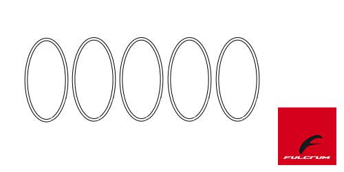 Set of five Fulcrum Pawl Springs for freehub hubs, replacement components for Fulcrum Wheels performance bike hubs.