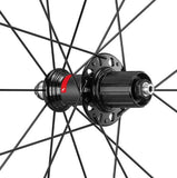 Fulcrum Racing 6 alloy Campagnolo tube-type quick release 700c road wheelset for cycling components.