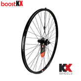 KX-MTB-29"-Doublewall-Q/R-“Boostâ€-141mm-Cassette-Wheel-Disc-Brake-in-Black-(Rear)