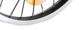 Black KX Junior 20-inch single-wall bike rim with 36H rim brake compatibility for kids' bikes by KX Wheels.