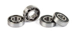 Fulcrum Wheels hub bearings set of 4 for smooth wheel rotation and durability, component parts for bicycle wheels.
